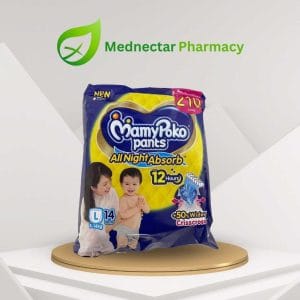 MamyPoko Pants Standard Diapers, Large (L), 14 Count, 9-14 kg