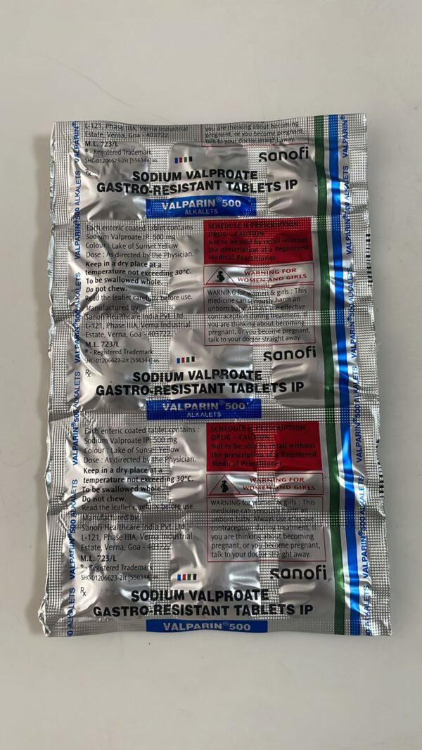 VALPARIN 500MG