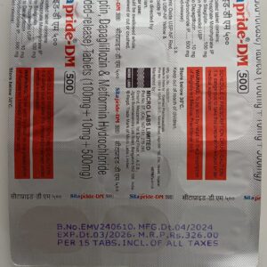 SITAPRIDE-DM 500MG TAB
