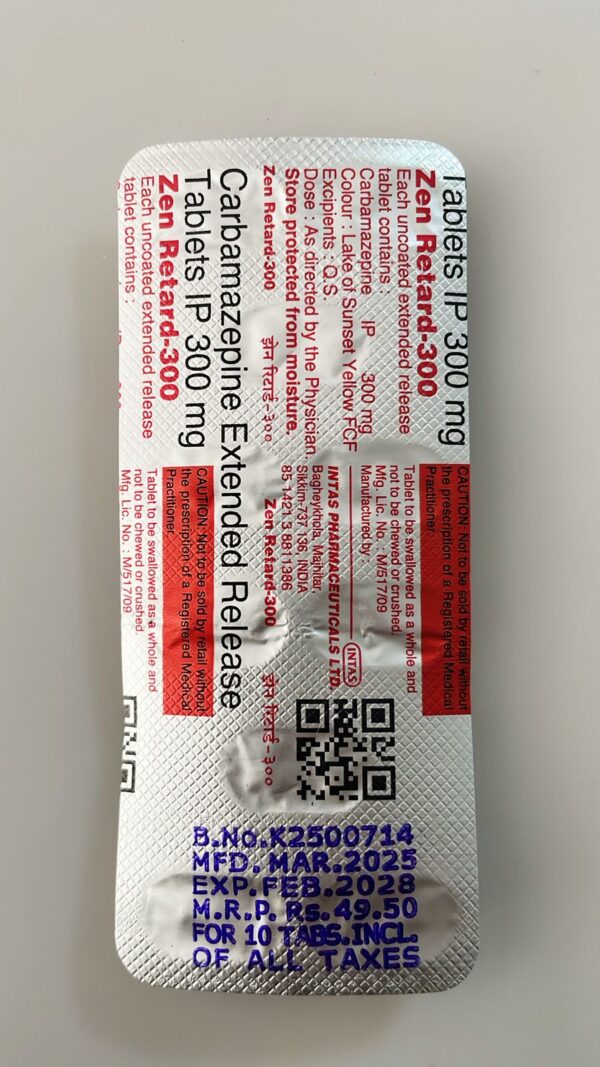 ZENRETARD-300MG TAB