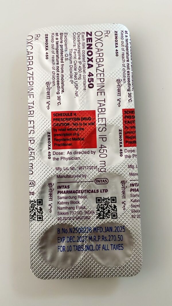 ZENOXA 450 MG TAB
