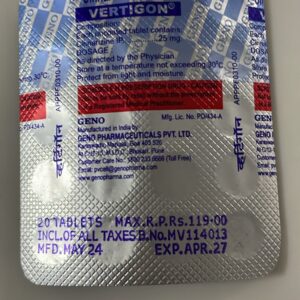 VERTIGON-25MG
